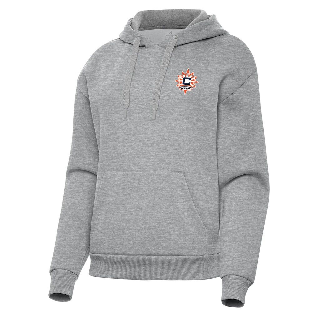 Connecticut Sun Antigua Women's Victory Pullover Hoodie - Heather Gray