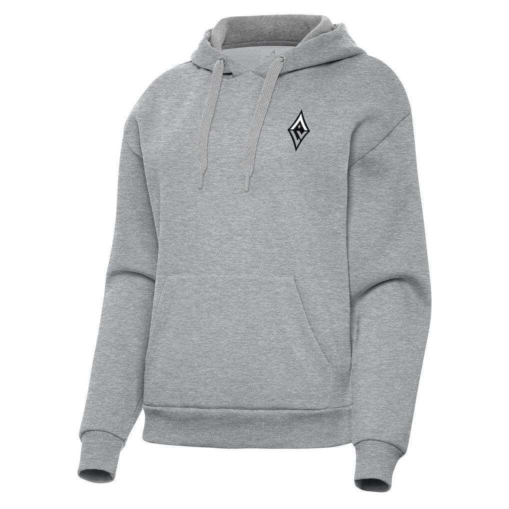 Las Vegas Aces Antigua Women's Victory Pullover Hoodie - Heather Gray