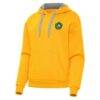 Seattle Storm Antigua Women's Victory Pullover Hoodie - Gold - Side View