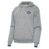 Washington Mystics Antigua Women's Victory Pullover Hoodie - Heather Gray - Side View