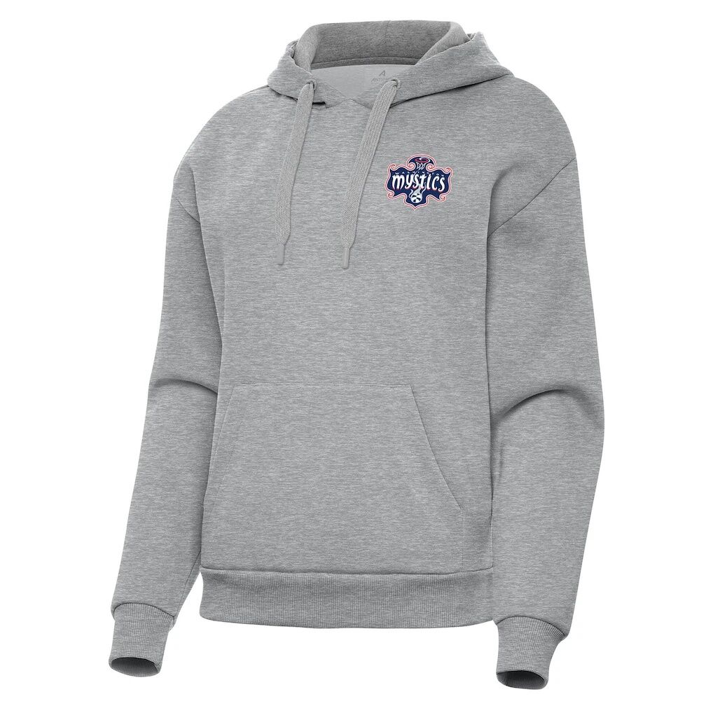 Washington Mystics Antigua Women's Victory Pullover Hoodie - Heather Gray