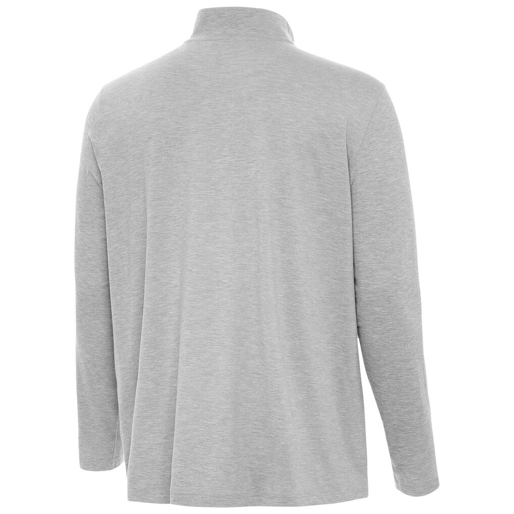 Atlanta Dream Antigua Hunk Quarter-Zip Top - Heather Gray
