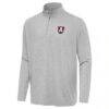 Atlanta Dream Antigua Hunk Quarter-Zip Top - Heather Gray - Side View