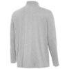 Dallas Wings Antigua Hunk Quarter-Zip Top - Heather Gray - Detail View