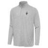 Las Vegas Aces Antigua Hunk Quarter-Zip Top - Heather Gray - Side View