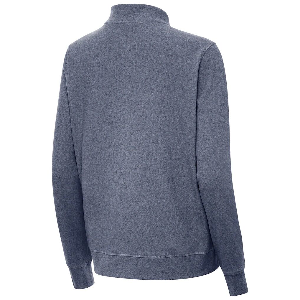 Washington Mystics Antigua Women's Crush Quarter-Zip Fleece Sweatshirt - Heather Navy