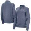 Washington Mystics Antigua Women's Crush Quarter-Zip Fleece Sweatshirt - - Front View