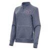 Washington Mystics Antigua Women's Crush Quarter-Zip Fleece Sweatshirt - - Side View