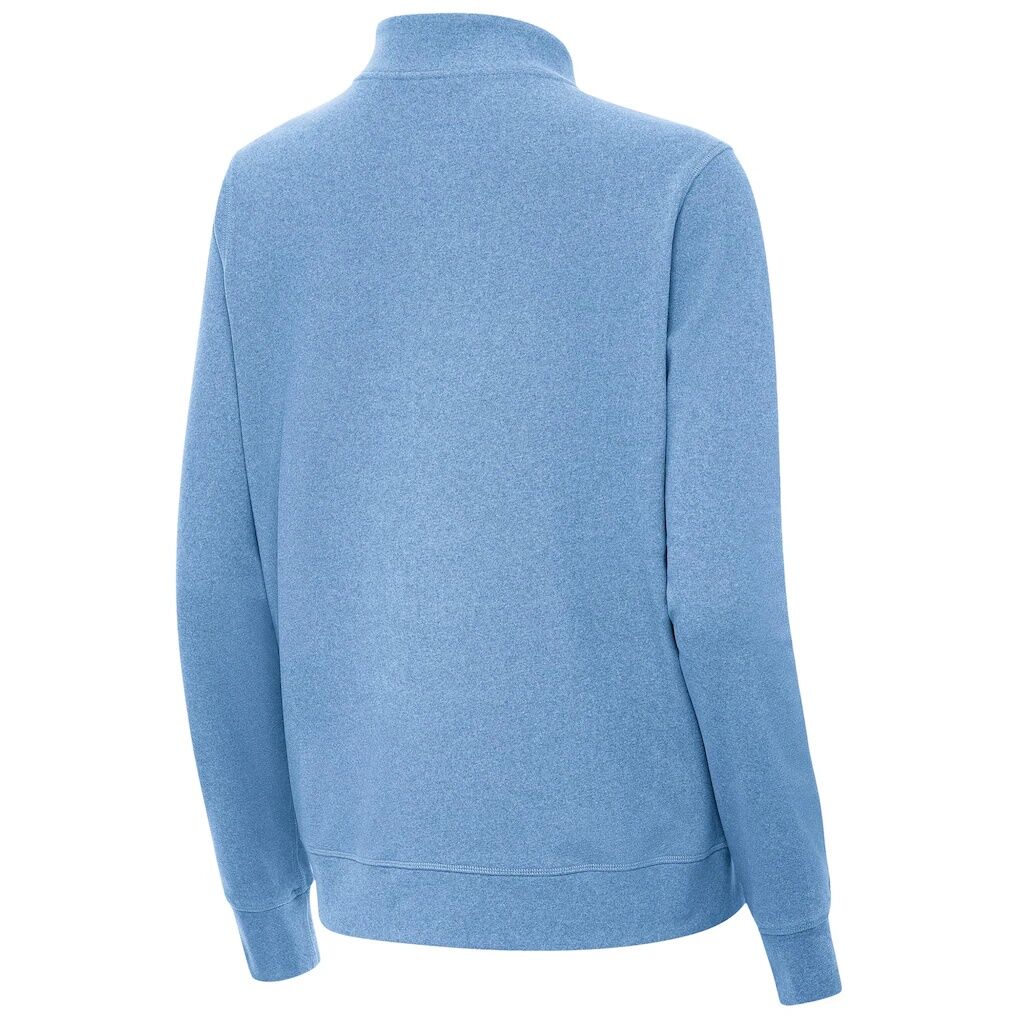 Atlanta Dream Antigua Women's Crush Quarter-Zip Fleece Sweatshirt - Heather Light Blue