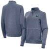Dallas Wings Antigua Women's Crush Quarter-Zip Fleece Sweatshirt - - Front View