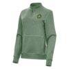 Seattle Storm Antigua Women's Crush Quarter-Zip Fleece Sweatshirt - - Side View