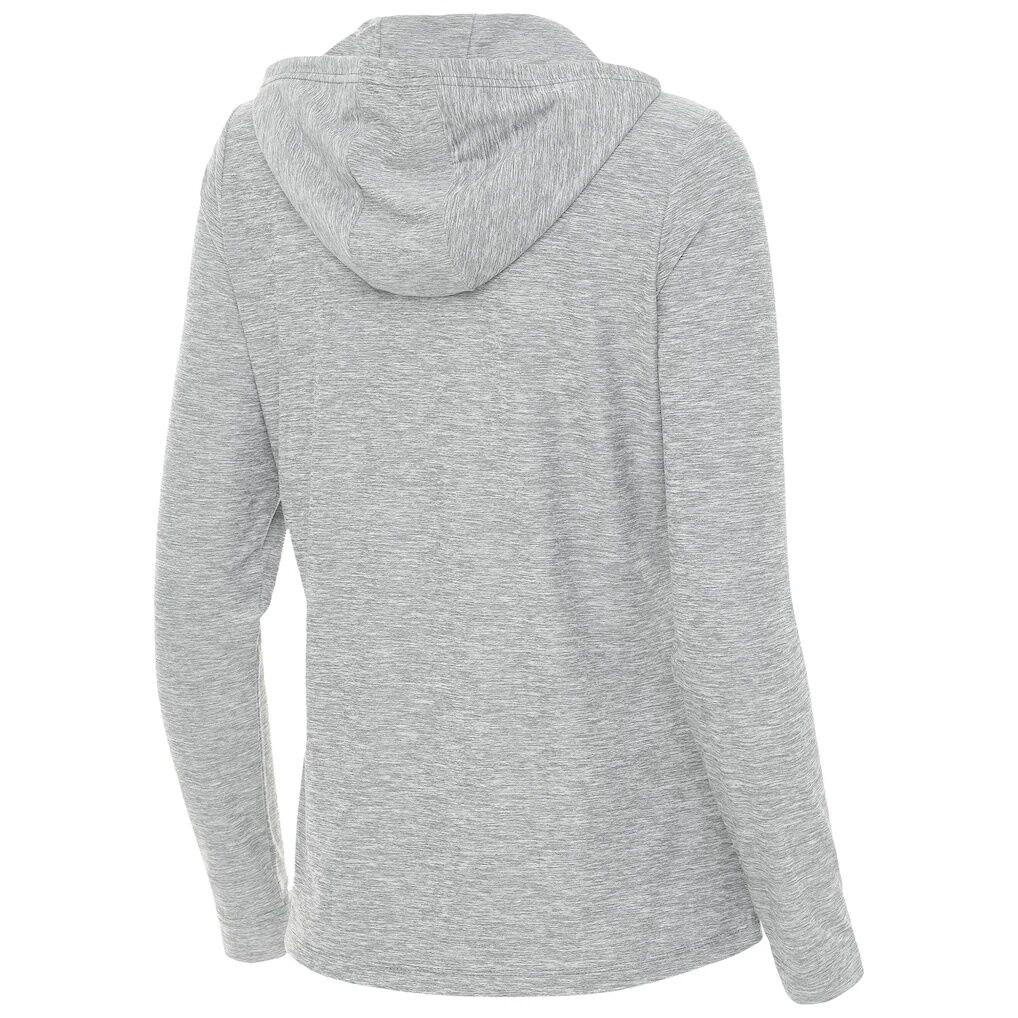 Connecticut Sun Antigua Women's Daybreak Quarter-Zip Hoodie - Heather Gray