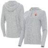 Connecticut Sun Antigua Women's Daybreak Quarter-Zip Hoodie - - Front View