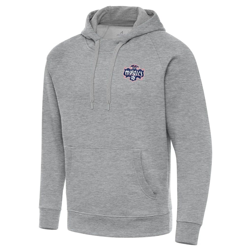 Washington Mystics Antigua Big & Tall Victory Raglan Pullover Hoodie - Heather Gray