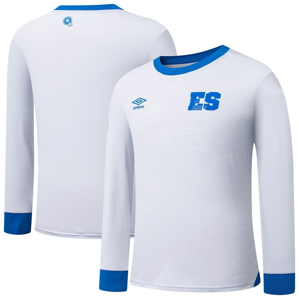 El Salvador National Team Umbro 2025 Away Replica Long Sleeve Jersey