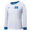 El Salvador National Team Umbro 2025 Away Replica Long Sleeve Jersey - White - Side View