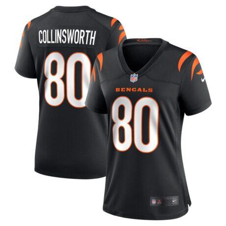 Cris Collinsworth Cincinnati Bengals Nike Women's Team Retired Player Game Jersey - Black - Front View