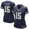 Ezekiel Elliott Dallas Cowboys Nike Women's Game Jersey - Navy - Front View