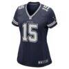 Ezekiel Elliott Dallas Cowboys Nike Women's Game Jersey - Navy - Side View