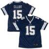Ezekiel Elliott Dallas Cowboys Nike Youth Game Jersey - Navy - Front View
