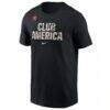 Club America Nike CA x CA T-Shirt - Black - Front View