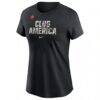 Club America Nike Women's CA x CA T-Shirt - Black - Front View