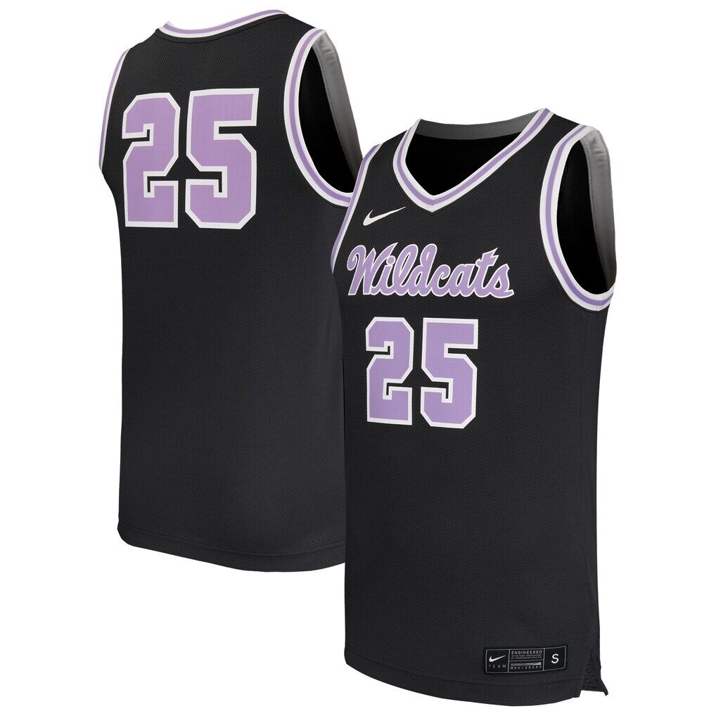 #25 Kansas State Wildcats Nike Replica Basketball Jersey