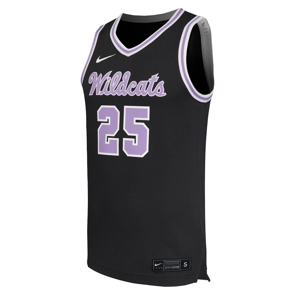 #25 Kansas State Wildcats Nike Replica Basketball Jersey