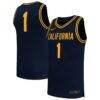 #1 Cal Bears Nike Replica Basketball Jersey - Navy - Front View
