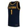 #1 Cal Bears Nike Replica Basketball Jersey - Navy - Side View