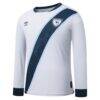 Guatemala National Team Umbro 2025 Home Replica Long Sleeve Jersey - White - Side View