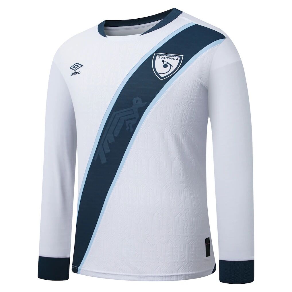 Guatemala National Team Umbro 2025 Home Replica Long Sleeve Jersey