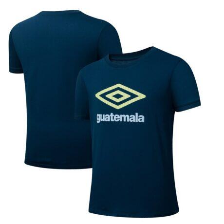 Guatemala National Team Umbro 2025 T-Shirt - Navy - Front View
