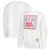 Arizona Cardinals Mitchell & Ness x Bud Light The Crest Pullover Sweatshirt - White - Front View
