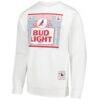 Arizona Cardinals Mitchell & Ness x Bud Light The Crest Pullover Sweatshirt - White - Side View