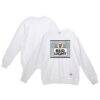 New Orleans Saints Mitchell & Ness x Bud Light The Crest Pullover Sweatshirt - White - Front View