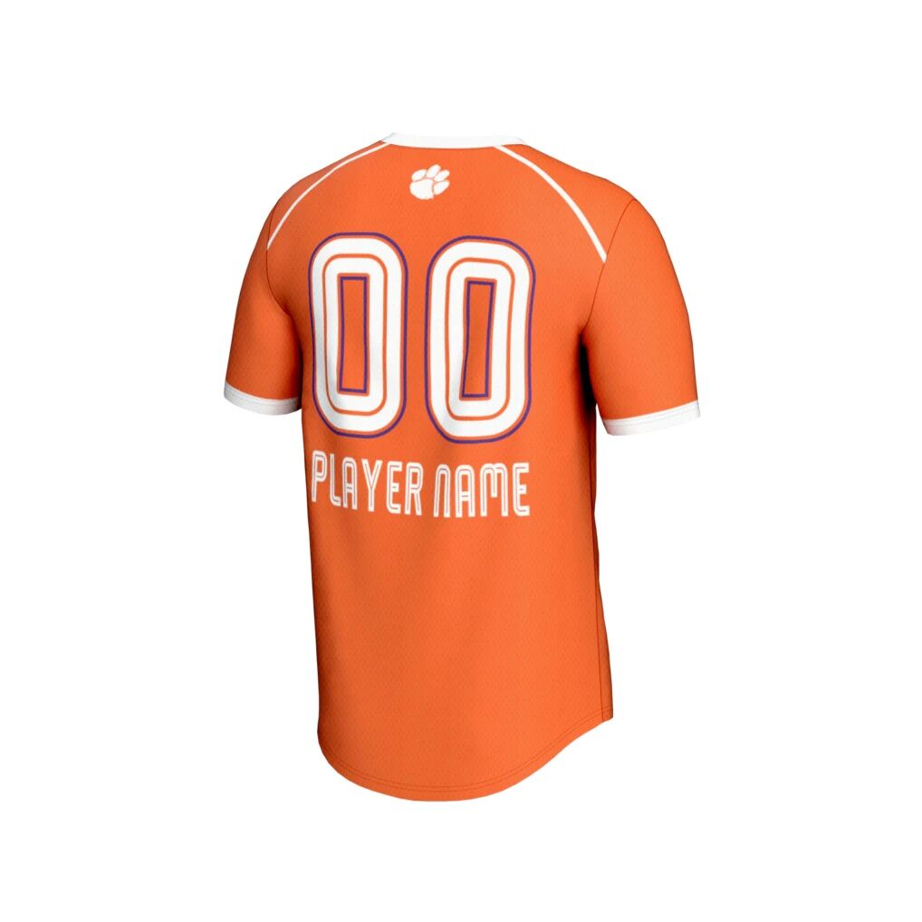 Clemson Tigers GameDay Greats Women's NIL Custom V-Neck Lacrosse Fashion Jersey