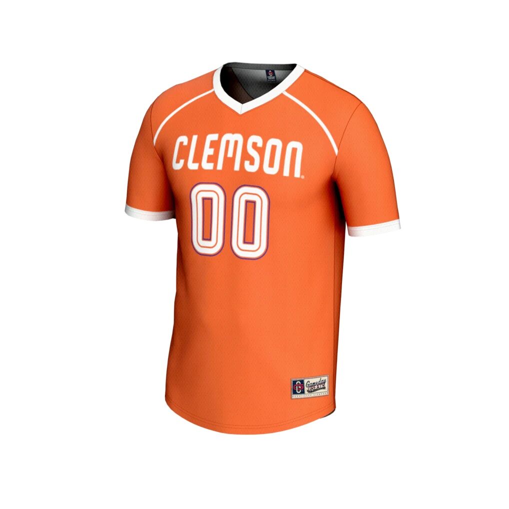 Clemson Tigers GameDay Greats Women's NIL Custom V-Neck Lacrosse Fashion Jersey