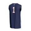 #1 Jackson State Tigers GameDay Greats Unisex Lightweight Basketball Fashion Jersey - - Detail View
