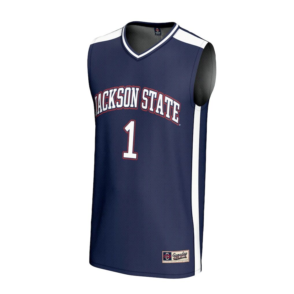 #1 Jackson State Tigers GameDay Greats Unisex Lightweight Basketball Fashion Jersey - Royal