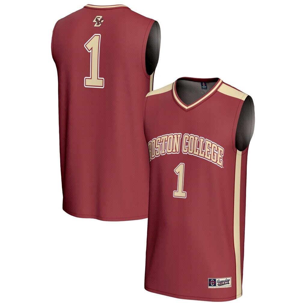 #1 Boston College Eagles GameDay Greats Unisex Lightweight Basketball Fashion Jersey - Maroon