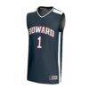 #1 Howard Bison GameDay Greats Unisex Lightweight Basketball Fashion Jersey - Navy - Side View