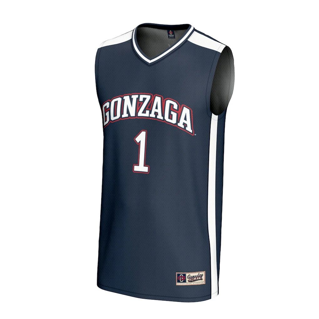 #1 Gonzaga Bulldogs GameDay Greats Unisex Lightweight Basketball Fashion Jersey