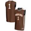#1 Bowling Green St. Falcons GameDay Greats Youth Lightweight Basketball Fashion Jersey - Brown - Front View