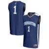 #1 Creighton Bluejays GameDay Greats Youth Lightweight Basketball Fashion Jersey - Blue - Front View