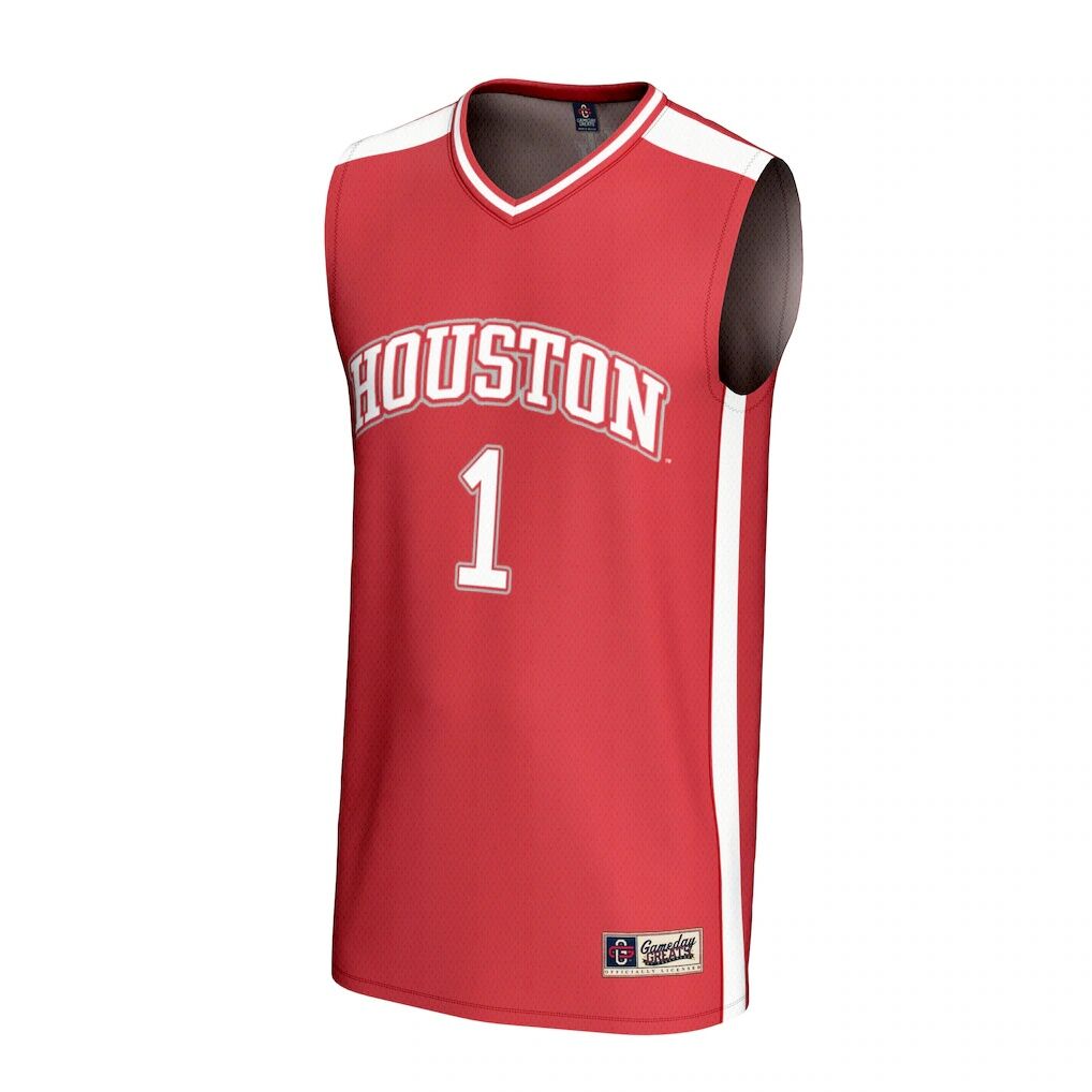 #1 Houston Cougars GameDay Greats Youth Lightweight Basketball Fashion Jersey