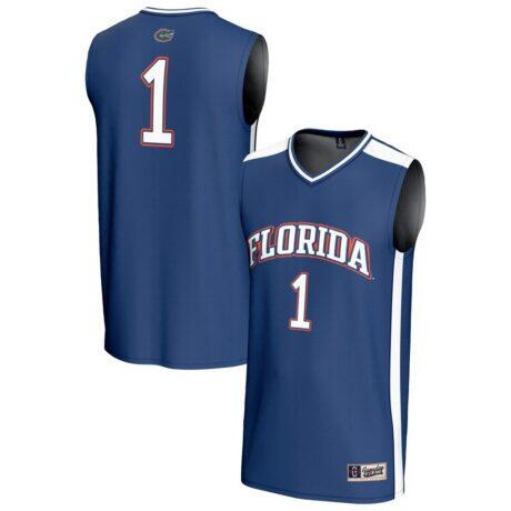 #1 Florida Gators GameDay Greats Youth Lightweight Basketball Fashion Jersey - - Front View