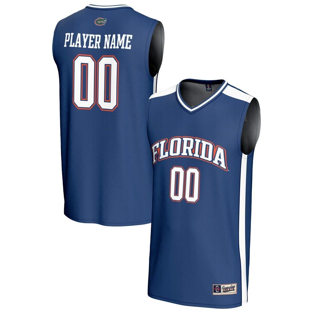 Florida Gators GameDay Greats Unisex NIL Pick-A-Player Lightweight Women's Basketball Fashion Jersey - Royal