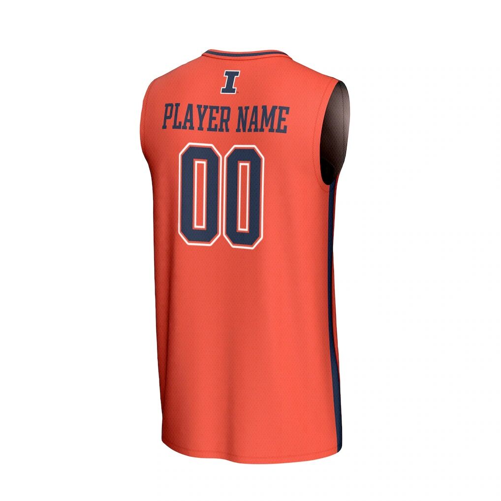 Illinois Fighting Illini GameDay Greats Unisex NIL Pick-A-Player Lightweight Women's Basketball Fashion Jersey