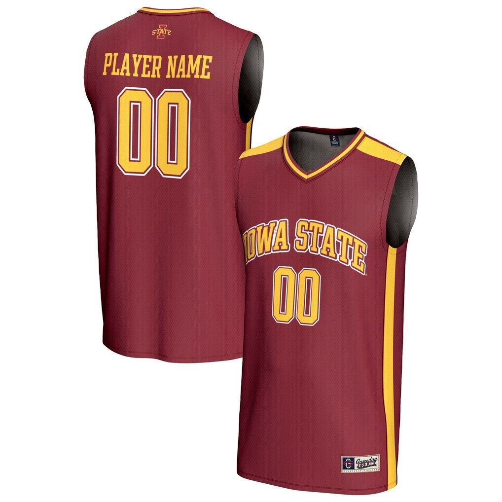 Iowa State Cyclones GameDay Greats Youth NIL Pick-A-Player Lightweight Women's Basketball Fashion Jersey - Cardinal